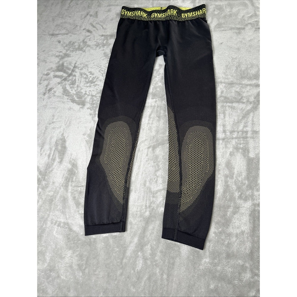 Gym Shark Women's Black Tight Yoga Athletic Leggings Seamless Size Small